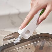 preiswerte Reinigungsmittel-2er-Pack Becherdeckel-Reinigungsbürste 4-in-1, multifunktionales Reinigungswerkzeug für Isolierflaschen, tragbarer Deckelreiniger für Gläser, Wasserkocher, Schnuller, Deckelspalte und die Reinigung in der Küche.