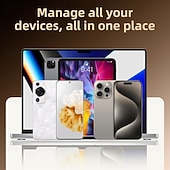 お買い得  充電ケーブル-240W 4-in-1フラッシュライト点火マルチ機能データケーブル2パックApple 17 Proファーウェイシャオミ3.94フィート対応