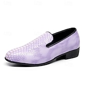 Χαμηλού Κόστους Μπαλαρίνες-Ανδρικά μπλε μοκασίνια με ανάγλυφο κροκόδειλο, slip-on σχέδιο από συνθετικό δέρμα, κομψό μοντέρνο στυλ, ιδανικά για κομψούς άνδρες σε πάρτι και ειδικές περιστάσεις