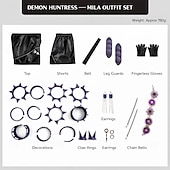 cheap Girls' Costumes-Kpop Inspired Korean Idol Inspired Pop Star Costume Fancy Dress Virtual Idol for Girls' Kid's Adults' Halloween Carnival Performance Comic Con Anime Expo