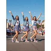  USA 250. Jubiläum Frauen Rot Blau Amerikanische Flagge Druck Komfort Mules – Leinenschlupfschuhe für USA 4. Juli Outdoor-Events Reisen und alltägliche Kleidung