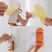 baratos Arrumação e Organização-Conjunto de 2 porta-escovas de dentes de parede, organizador de chuveiro sem furos com espaço para lâmina de barbear, design ergonômico durável, acessório de banheiro que economiza espaço para casa e