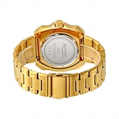 ieftine Ceasuri Quartz-SKMEI Bărbați Ceasuri de cuarț Minimalist Cadran mare Modă Afacere Luminos Calendar IMPERMEABIL Decorațiuni Oţel Uita-te