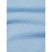 baratos Polo Clássico Masculino-Homens Textura Polo Malha Waffle Casual O negócio Clássico Manga Curta Moda Moderno Côr Sólida Botões Verão Primavera Todas as Estações Normal Branco Textura