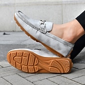 economico Mocassini casual-mocassini da uomo in similpelle viola: comode scarpe casual slip-on da indossare tutti i giorni e per eventi rilassati
