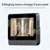 Χαμηλού Κόστους Συστήματα Ενδοεποικινωνίας Θυροτηλεόρασης-ασύρματο οπτικό κουδούνι πόρτας με οθόνη 4,3 ιντσών IPS οθόνη 2,4g ασύρματο έξυπνο βίντεο υψηλής ευκρίνειας ing intelnt κουδούνι πόρτας για βίλα, γραφείο, διαμέρισμα