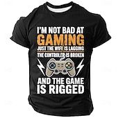 economico T-shirt di Umorismo Sarcastico-Per uomo Gergo divertente Maglietta Manica Corta maglietta Stampa 3D Girocollo Camicia Moda Quotidiano Quotidiano Streetwear Blu Nero Rosso Estate Primavera Abbigliamento S M L XL XXL XXXL