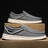 voordelige Slip-On Casual Schoenen-Marineblauwe instapschoenen voor heren, met een zacht geweven bovenwerk, een gedempte, lichtgewicht zool en een minimalistische, casual stijl voor dagelijks gebruik en vrije tijd.