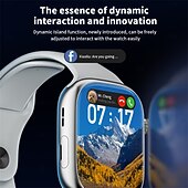 baratos Smartwatch-Relógio inteligente XH018 de 2,06 polegadas com 4G LTE, função celular, pedômetro, lembrete de chamadas, monitor de sono, compatível com Android e iOS, unissex, GPS, chamadas em modo mãos-livres, controle de mídia, classificação IPX-4, caixa de 50 mm.