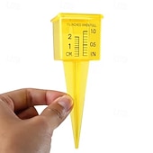 ieftine Udare &amp; Irigare-10 buc pluviometre, pluviometru pentru aspersoare de 1,8" cu gură largă, instrument de măsurare a apei în exterior, galben strălucitor, pentru gazon, curte, grădină, plante în ghiveci