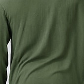 cheap Cotton Linen T-shirts-Men's Linen Shirt T Shirt Tee Long Sleeve Shirt Long Sleeve V Neck Summer Spring &amp;  Fall Solid Color Vintage Fashion Casual V Neck Plain Casual Daily Work Black White Navy Blue Top Tee for Men