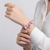  250ή Επέτειος ΗΠΑ βραχιόλι Καθημερινό Ενηλίκων Γιούνισεξ Ημέρα ανεξαρτησίας 4η Ιουλίου Πάρτι Επίδοση Ντύνομαι