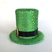 cheap Accessories &amp; Jewelry-St. Patrick 2026 Leprechaun Irish Carnival Hat Top Hat Novelty Funny Adults' Unisex Saint Patrick's Day Casual Party Easy Carnival Costume Dress Up