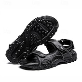 preiswerte Outdoor-Sandalen-Braune Herren-Wandersandalen für Outdoor-Aktivitäten, verstellbarer Riemen, strapazierfähige, rutschfeste Sohle, robuster Freizeitstil für Wandern, Reisen und Sommeraktivitäten