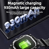 baratos Smartwatch-Relógio inteligente Lokmat Appllp 7 Max de 2,06 polegadas com 4G LTE, pedômetro, lembrete de chamadas, monitor de sono, compatível com Android e iOS, unissex, GPS, chamadas em modo mãos-livres, controle de mídia, IPX-4, 60 mm.