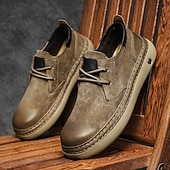 Χαμηλού Κόστους Καθημερινά Δετά παπούτσια-Ανδρικά κίτρινα casual αθλητικά παπούτσια, απαλό άνω μέρος, άνετο σχέδιο με κορδόνια, χαλαρό στυλ για καθημερινή χρήση και ταξίδια