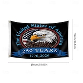  Paquet de 2 drapeaux 250 ans de liberté
