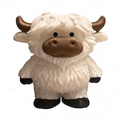 economico Dispenser sapone-dispenser di sapone a forma di mucca delle Highlands, adorabile bottiglia di sapone per le mani a forma di mucca delle Highlands &amp;Gel doccia, bottiglia con pompa ricaricabile a forma di mucca, stampa