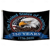  Paquet de 2 drapeaux 250 ans de liberté