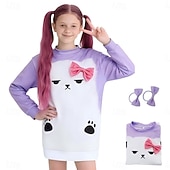 cheap Girls' Costumes-Kpop Inspired Korean Idol Inspired Pop Star Sleepwear Cosplay Costume Virtual Idol for Unisex Kid's Adults' Halloween Carnival Daily