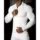 levne Běžecké tričko a tílka-Pánské Jednobarevné Koşu Tişörtü Stahovací tričko Jaro Podzim Zapni Dlouhý rukáv Rychleschnoucí Komprese Odvod vlhkosti Cvičení v tělocvičně Aktivní trénink Cvičení Černá Bílá sportovní oblečení