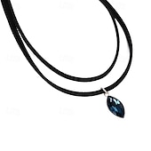 cheap Necklaces &amp; pendants-1PC Necklace For Women's Gemstone Daily Street Gift Alloy Patchwork