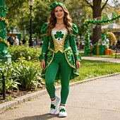  Lässige Damen-Sneaker zum St. Patrick's Day mit Strasssteinen – Kleeblatt- und Regenbogenmotiv, leichte und stylische Schuhe für Festivals, Partys und Paraden