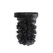 baratos Acessórios e mais-Vintage Rococó Vitoriano Colar destacável Princesa Senhora Renda Fantasia Mulheres Carnaval dia das Bruxas feira renascentista Adulto Mais Acessórios Todas as Estações