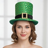 cheap Accessories &amp; Jewelry-St. Patrick 2026 Leprechaun Irish Carnival Hat Top Hat Novelty Funny Adults' Unisex Saint Patrick's Day Casual Party Easy Carnival Costume Dress Up