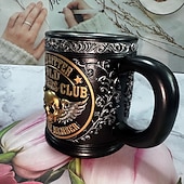  Vanhan f*ckers clubin elinikäinen jäsenmuki, 10oz keraaminen kahvikuppi vintage-luurankodesignilla, rohkea huumorijuoma jokapäiväiseen käyttöön, vanhan runkkarin vitsilahja miehille &Old Fuckers