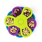 cheap Chew Toys-3-Layer Interactive Dog Puzzle Feeder | Durable PP Material, Multi-Color, Slow Feeder for IQ and Smell Training, Engaging Mealtime Activity for Dogs
