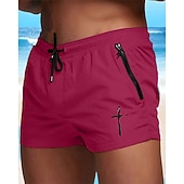 ieftine Pantaloni scurți de baie pentru bărbați-Bărbați Boxeri înot Pantaloni Scurți de Înot Pantaloni Scurti Σταυρός Uscare rapidă Respirabil Cordon Talie elastică Plajă Vacanță Hawaiană Casual Bleumarin Albastru regal