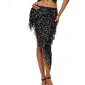 זול הלבשה לריקודי בטן-קרנבל 2026 ריו קרנבל בגדי ריקוד סמבה עם נצנצים נוצצים, חצאית מיני עם גדילים, תחפושת הופעה לפסטיבל ברזיל