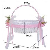 billige Originale leker-påskekurv utendørs utflukt frukt snacks oppbevaringskurv skum oppstandelsesegg dekorasjon kunstig blomsterkurv