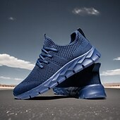 Χαμηλού Κόστους Καθημερινά Sneakers-Ανδρικά αθλητικά παπούτσια από κόκκινο mesh – ελαφριά και εύκαμπτα, κομψά και άνετα, ιδανικά για τρέξιμο και καθημερινή χρήση.