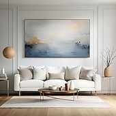 economico Quadri astratti-paesaggio astratto arte murale astratta grande dipinto astratto nero e grigio trama dorata arte astratta arredamento per la casa pittura regalo di inaugurazione della casa