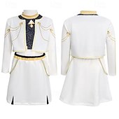 رخيصةأون ازياء البنات-مستوحى من الكيبوب مستوحى من المعبود الكوري نجم البوب كوستيوم أزياء فنتازيا المعبود الافتراضي for للفتيات أطفال عيد الرعب مهرجان أداء كوميك كون معرض الأنمي