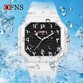 Недорогие Кварцевые часы-Мужчины Кварцевые Крупный циферблат Мода Наручные часы Светящийся Дайвинг Календарь Силикагель Часы