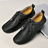 preiswerte Lässige Schnürschuhe-Braune Herren-Freizeitschuhe aus Wildleder, Schnürdesign, leichte, flexible Sohle, klassischer Freizeitstil, geeignet für Alltag und Spaziergänge