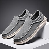 voordelige Slip-On Casual Schoenen-Marineblauwe instapschoenen voor heren, met een zacht geweven bovenwerk, een gedempte, lichtgewicht zool en een minimalistische, casual stijl voor dagelijks gebruik en vrije tijd.