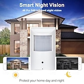 Недорогие IP-камеры для помещений-4K PIR IP-камера 8MP HD миниатюрная комнатная PoE LED проводная инфракрасная камера ночного видения CCTV камера видеонаблюдения