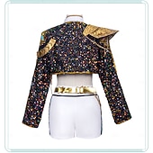 رخيصةأون ازياء البنات-مستوحى من الكيبوب مستوحى من المعبود الكوري محبوب الجماهير نجم البوب كوستيوم أزياء فنتازيا المعبود الافتراضي for للفتيات للأطفال عيد الرعب مهرجان أداء كوميك كون معرض الأنمي