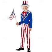  antrekk cosplay barn unisex halloween karneval uavhengighetsdagen / fjerde juli fest forestilling maskerade utkledning