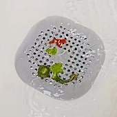 preiswerte Reinigungsmittel-4er-Pack Haarfangsieb-Set für Abflüsse, Abflussstopfen für Badewanne und Dusche mit Küchen-Geruchsfilter und Spülbecken-Sieb, Badezimmer-Basics