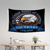  Paquet de 2 drapeaux 250 ans de liberté