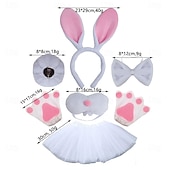 preiswerte Tierkostüm-Mehre Accessoires Tier Kaninchen Osterhase Lustig Kinder Mädchen Halloween Karneval Karneval Party Verkleiden