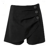 economico Pantaloncini corti-Per donna Shorts Pantaloncini Estivi Shorts da Spiaggia Vacanza Moda Casual Quotidiano Corto Misura del girovita medio Tinta unica Cerniera Elastico in vita Fibbia Comodità Asciugatura Rapida Morbido