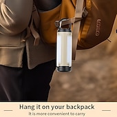 levne Svítilny-Přenosná solární LED kempingová lucerna, vodotěsná, IPX4, dobíjecí, se solárním nabíjením 2000 mAh &amp;LED indikátor napájení svítilna s 6 režimy přenosná svítilna stanová světla pro kempování a