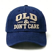 cheap Event &amp; Party Supplies-Vintage Distressed Old &amp; Don't Care Cap, Classic Dad Hat Adjustable Cotton Retirement Baseball Cap, Cotton Dad Hat, Fun Adjustable Trucker Hats for Men Women, Funny Gifts