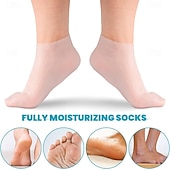 cheap Personal Care &amp; Health-9 Pair Moisturizing Foot Mask Exfoliating Silicone Socks Beach Protective Socks Silicone Socks for Dry Cracked Feet, Women's Foot Socks for Moisturizing